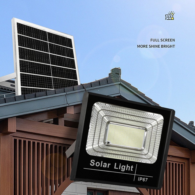 太阳能灯家用跨境户外庭院灯光伏路灯led大功率投光灯超亮防水