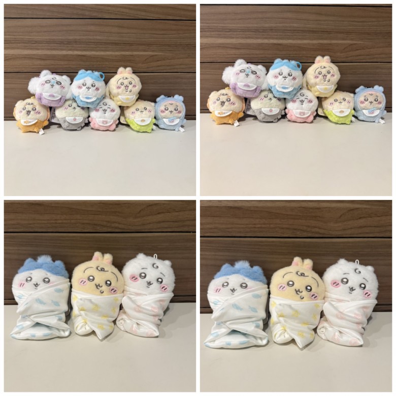 婴儿宝宝襁褓被子系列乌萨奇小八飞鼠獭师吉伊粟子毛绒公仔包挂件