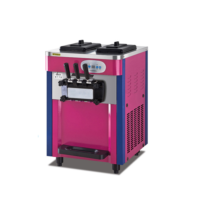 冰淇淋机商用全自动小型甜筒机台式立式雪糕机台式软质冰激凌机器