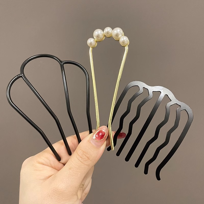 Hairpin, a must-have for women's updo hair, U-shaped hair clip, hair hairpin, new Chinese style, ancient style, high-end feel, U-shaped clip, hair dressing accessory Specification drawing