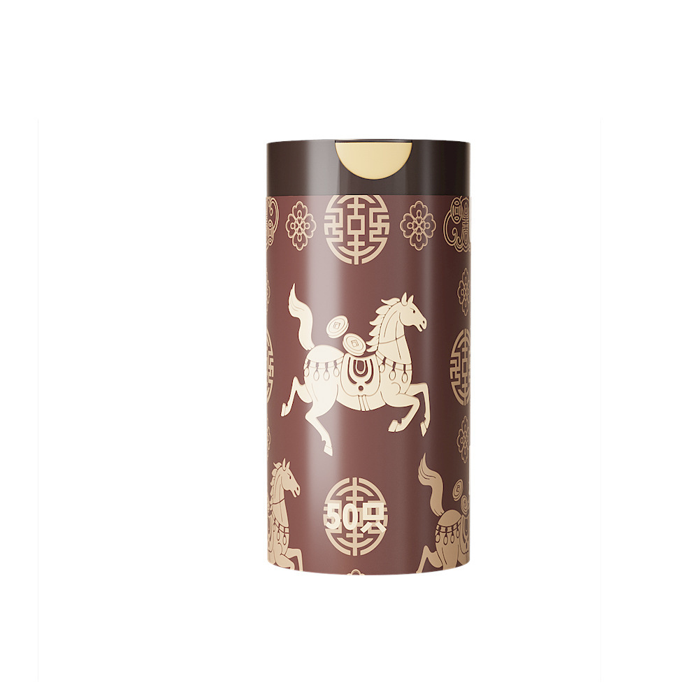 Tear-free drawstring garbage bags, thickened household, not easy to break, disposable plastic garbage bags for student dormitories in the Year of the Horse Item Picture