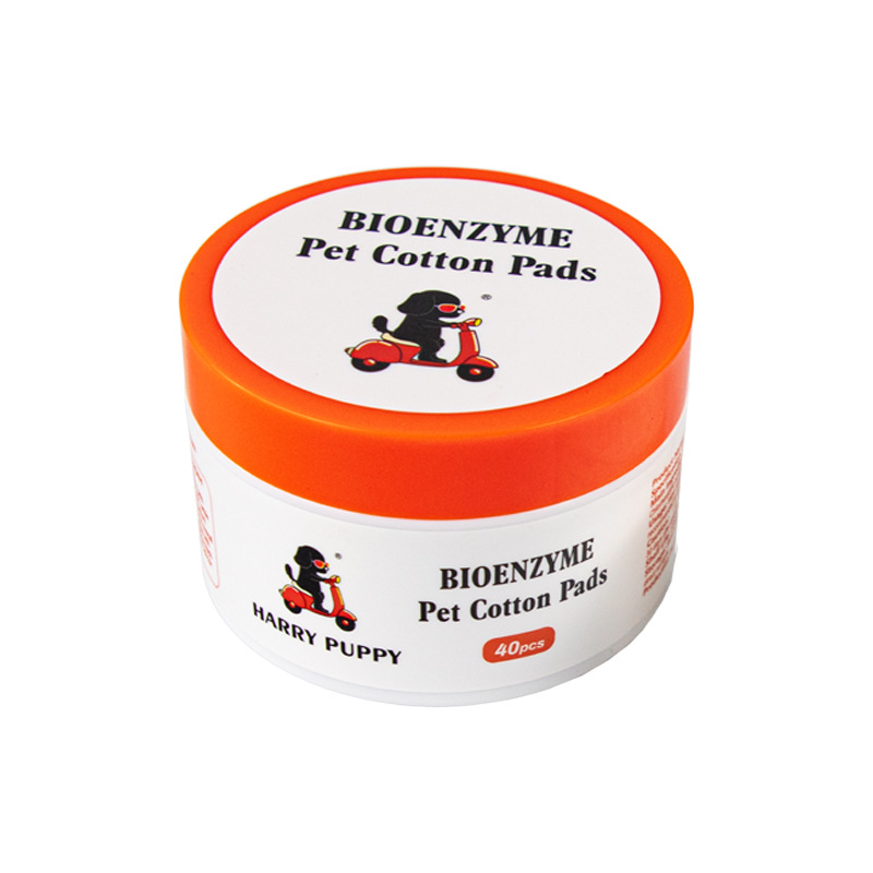 Pet biological enzyme functional cotton pads, a two-in-one cleaning and care wet wipes for cats and dogs Item Picture
