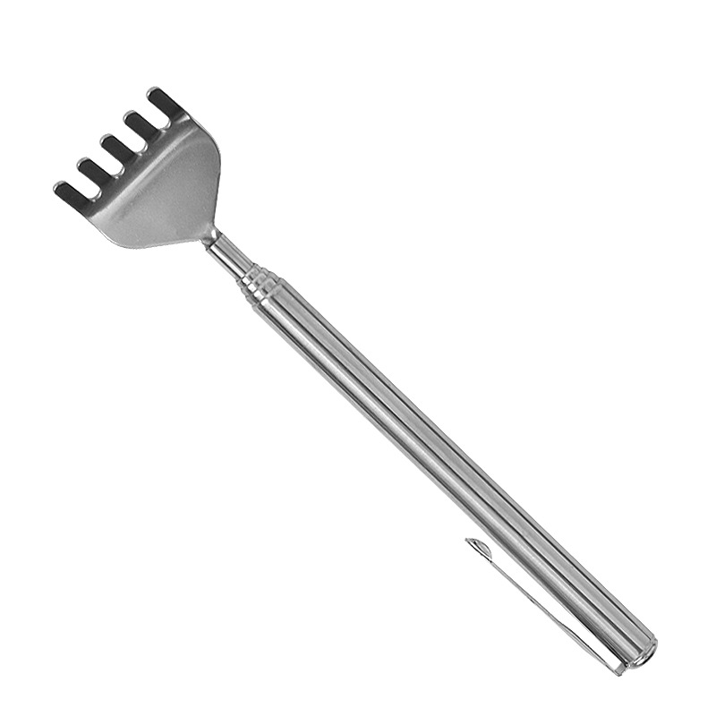 Portable, no need to ask for help, five-section extendable itch scratcher, pen-shaped, old-head stainless steel itch scratcher in stock Item Picture