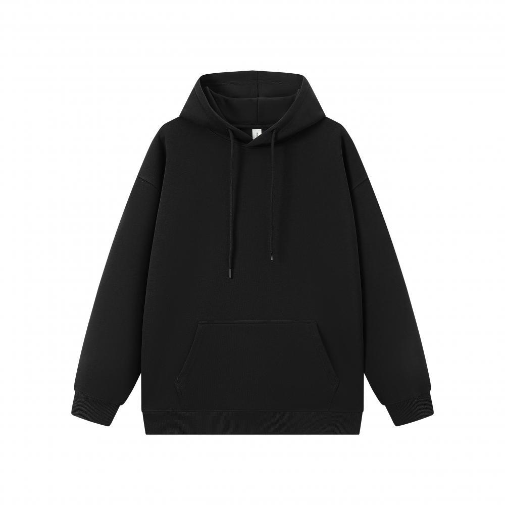 The new autumn and winter collection of Huamian hooded sweatshirts is a huge hit, weighing 400g for both men and women. It features off-the-shoulder loose solid color coats and hoodies full figure