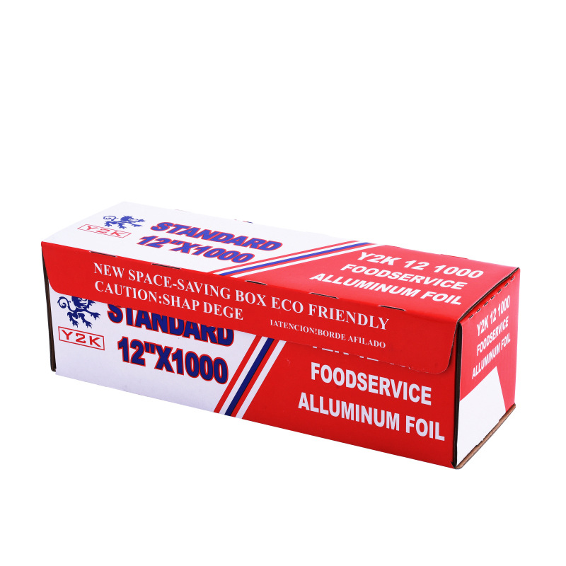 Thickened aluminum foil tin foil oven, household tin foil, commercial barbecue and baking, 300m large roll of aluminum foil tin foil Specification image
