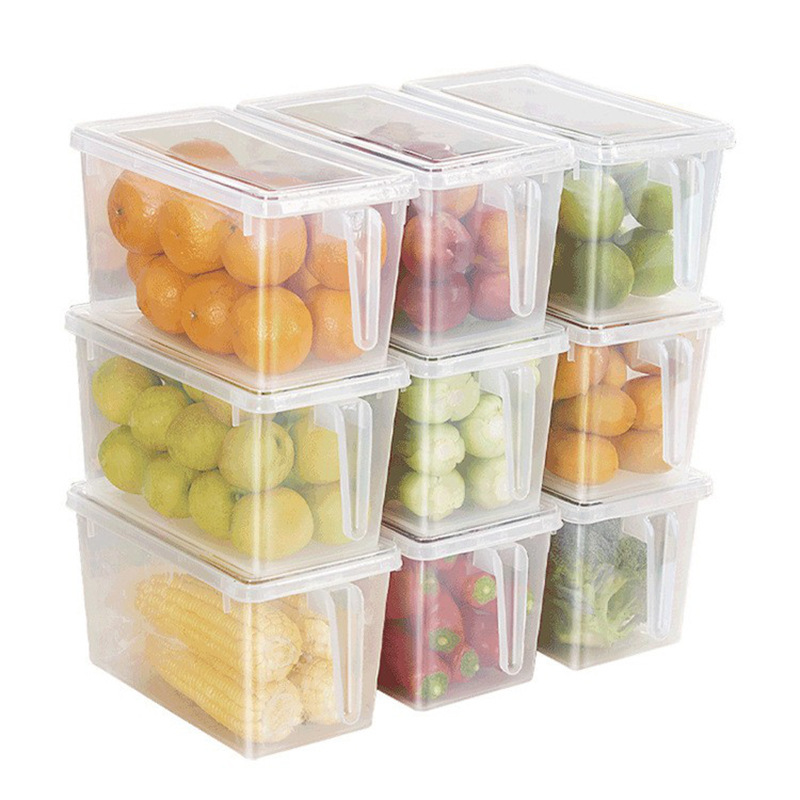 Refrigerator storage box, food-grade fresh-keeping box, kitchen vegetable and fruit special egg box, frozen egg storage box Item Picture