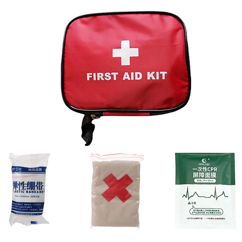 Red Cross training kits, waterproof emergency kits with portable emergency kits, first aid training kits are available in stock details Picture