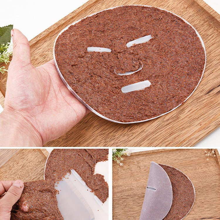 Reusable facial home no-adjustment diy tool set, seaweed mask mold tray, silicone model Application Scenario