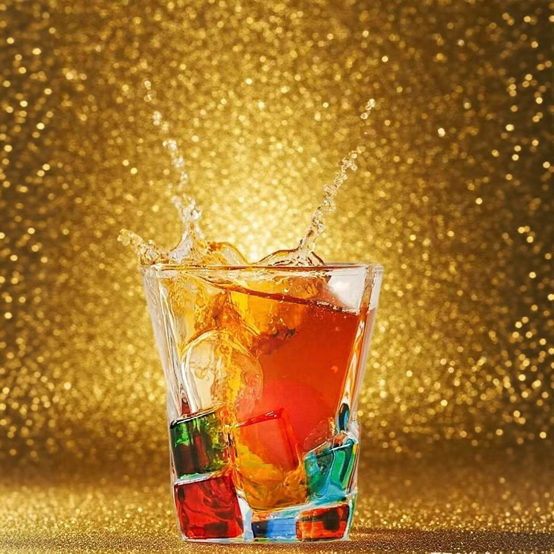 Creative handcrafted painted glass cups, colorful woven striped cups, whisky wine glasses, souvenirs, color-blocking water cups Application Scenario