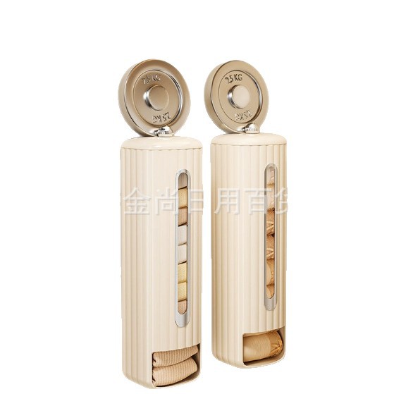 Wall-mounted storage box, cup remover, wall-mounted underwear, home wardrobe storage wonder, sock and close-fitting clothes hanging Item Picture