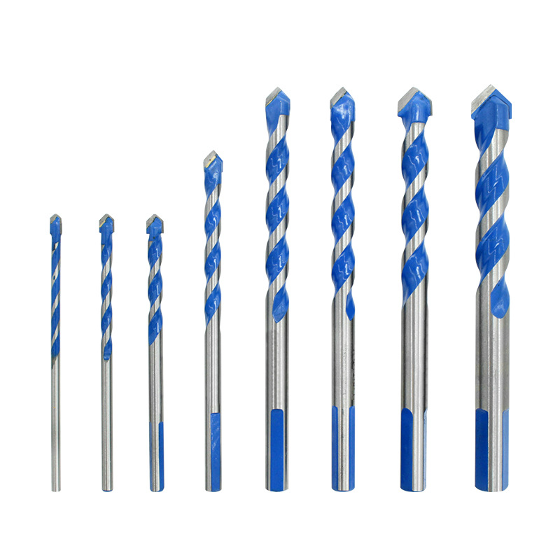6mm multi-functional twisted ceramic drill bit, ceramic glass hole opener, metal stainless steel reaming, alloy wall drill Item Picture