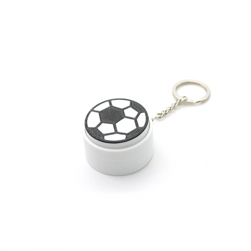 Toy Story color sports spherical wool felt keychain, acrylic sports star pendant, 3D printed key pendant Item Picture