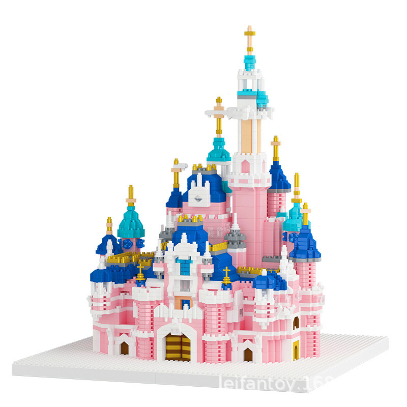 The popular Diseni Garden Castle Dream Lord Castle assembly building blocks creative jigsaw puzzle girls' toy Item Picture