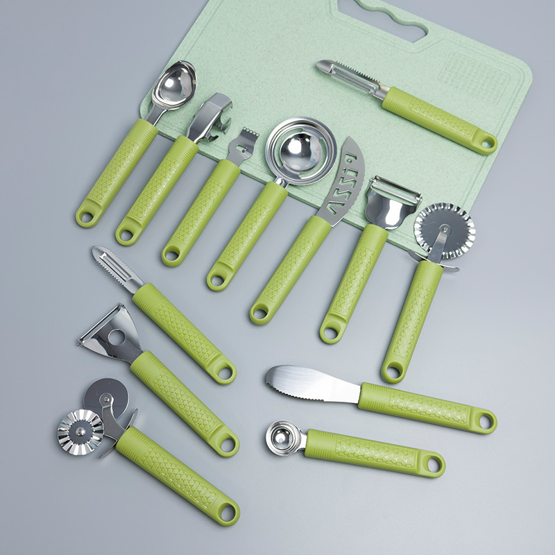 Cross-border kitchen tools set, pizza tools 6-piece set, baking tools, household peelers, bottle opening kitchenware details Picture