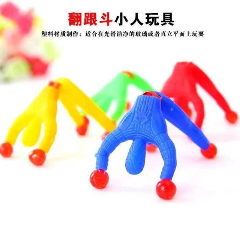 爬墙蜘蛛人玩具粘墙粘手掌解压蜘蛛侠超人解压神器蜘蛛侠粘性玩具产品图