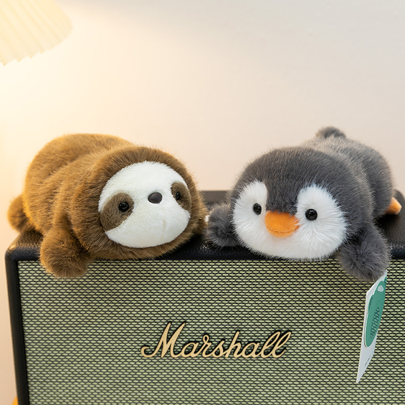 Wholesale of stuffed panda plush toys, scented brown bear palm treasure, wedding scattering powder rabbit, office sloth desk decoration Specification image