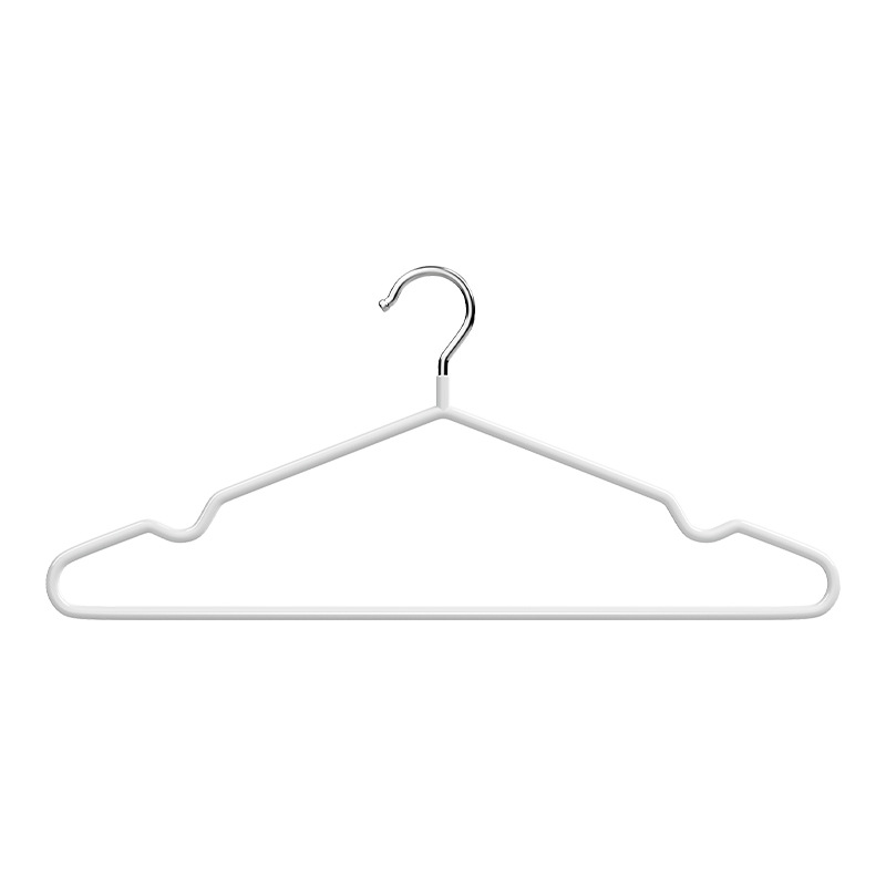 Household clothes hanger, clothes drying rack, seamless, anti-shoulder corner, anti-slip plastic student dormitory clothes drying rack Item Picture