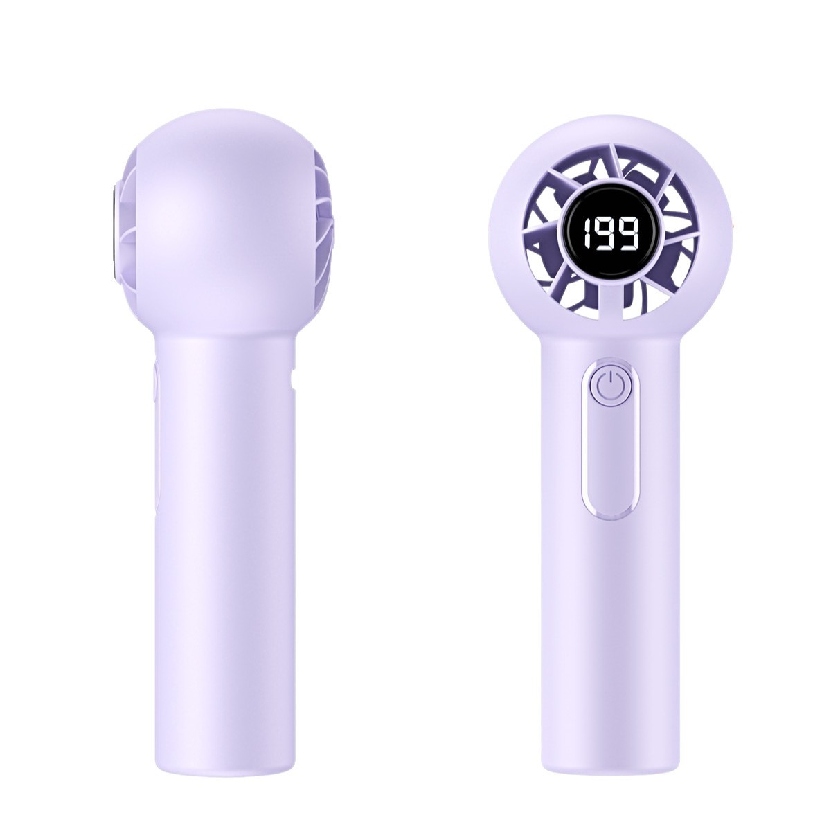 The new type of cross-border small fan for foreign trade, featuring a violent turbine digital display with a speed of 199 gears, is a high-speed outdoor handheld USB small fan that can be carried around Item Picture