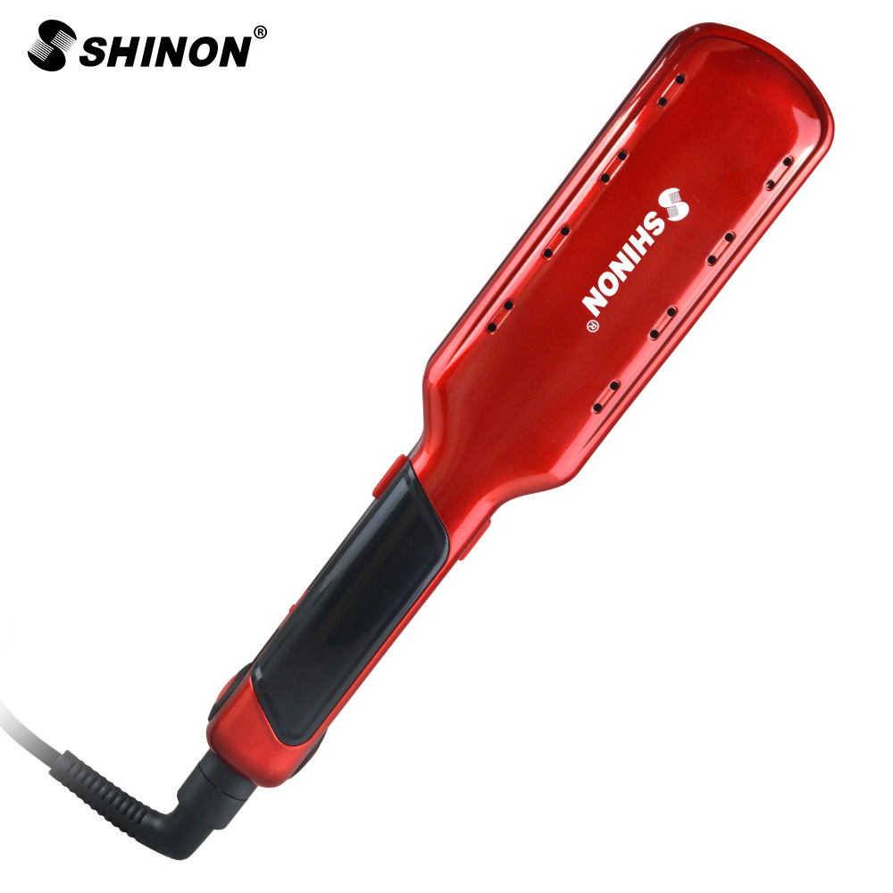 Wholesale of Amazon's best-selling dry and wet dual-purpose 2-in-1 hair curlers, hair curling rods, dual-purpose hair straightening devices, and hair straightening irons Item Picture