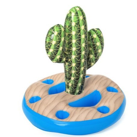Bestway43244 Cactus Ice Bucket, Drink Stand, Cup holder, Floating bar on Water, Pool Party Inflatable Cup holder Application Scenario