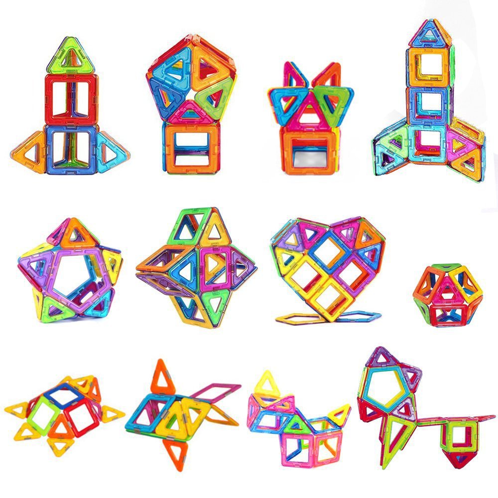 Large magnetic sheet toy building blocks in multiple colors, DIY free assembly, factory direct sales, versatile and educational early childhood bulk batch details Picture
