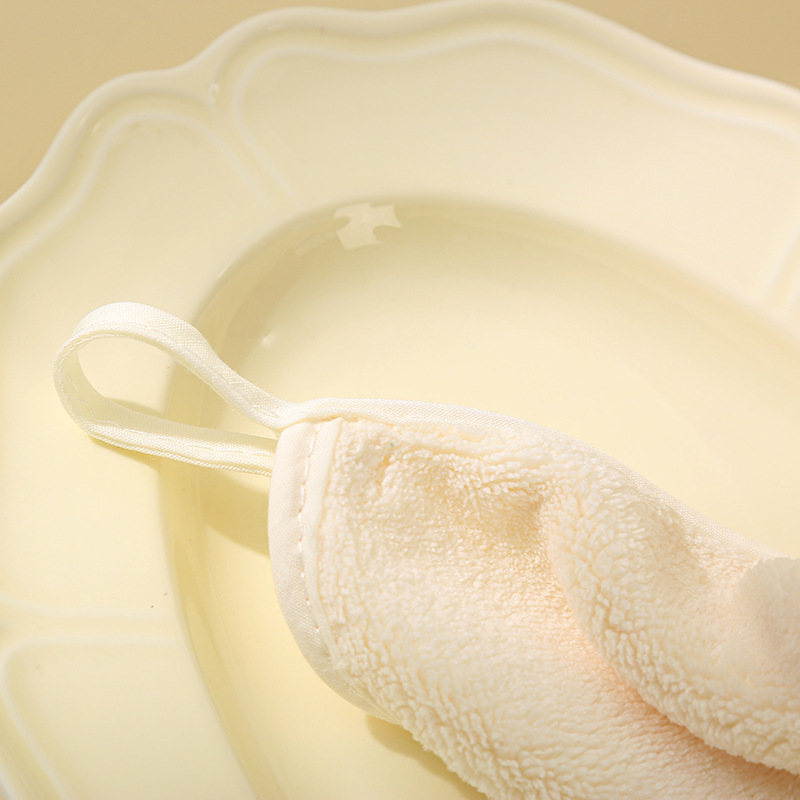 伴手礼毛巾可挂式立体花朵款家用礼品珊瑚绒吸水可爱方巾洗脸擦手细节图