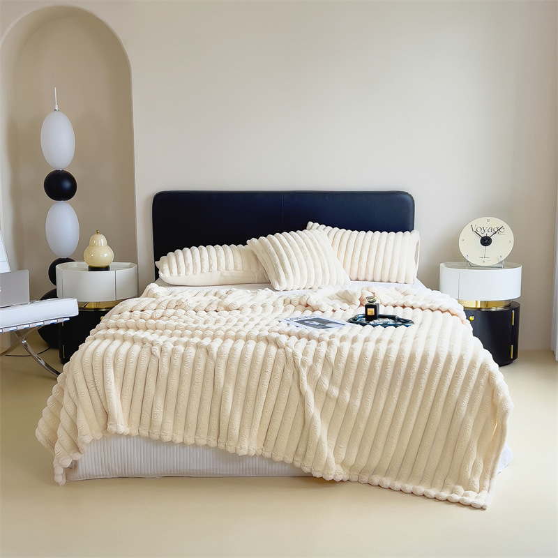 定做盖毯/blanket/毯子/牛奶绒毛毯/毛毯产品图