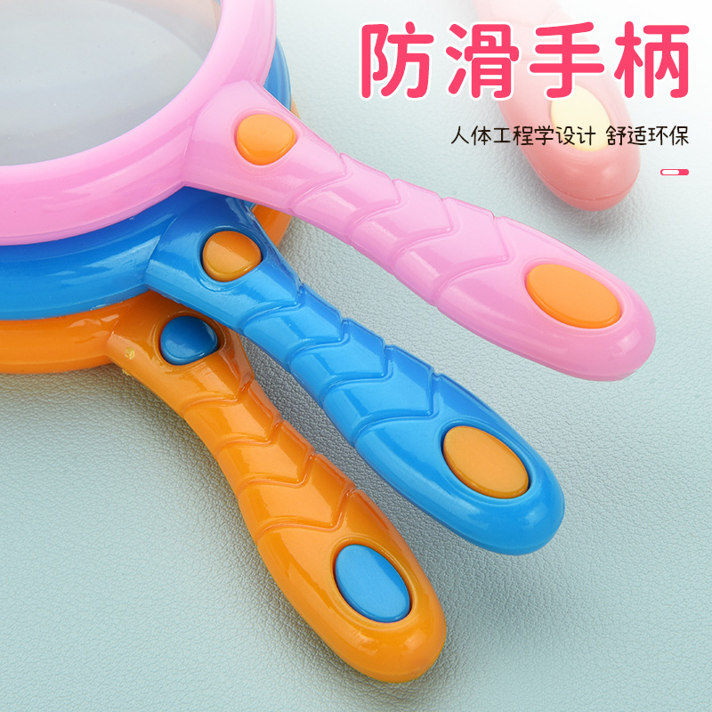 Children's magnifying glass, high-definition mirror, portable learning and observation toy, magnifying glass suitable for beginners, smart magnifying glass, multi-functional, special for watchmakers details Picture