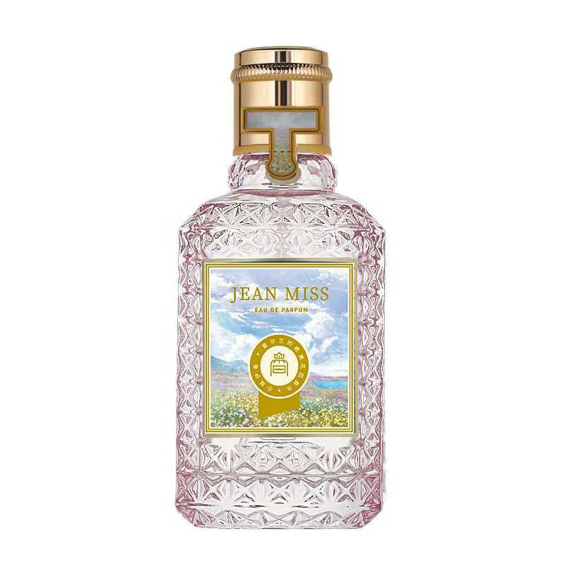 小城伊香女士香水批发持久淡香爱尔兰的绝美花田血橙罗勒厂家直销白底实物图