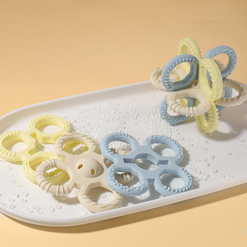 婴儿硅胶喂养餐具/彩虹多巴胺硅胶/家政保洁相关用品/新生儿礼盒套装细节图