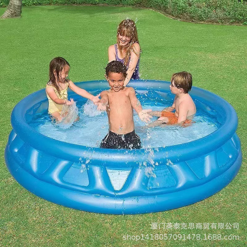 intex58431 Soft-wall water play pool, inflatable family swimming pool, children's ball pool, sandpool wholesale
