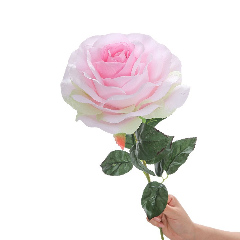 20cm single-head artificial rose foam core for the Qing hall artificial flower floor arrangement rose soft decoration landscape flower arrangement Item Picture