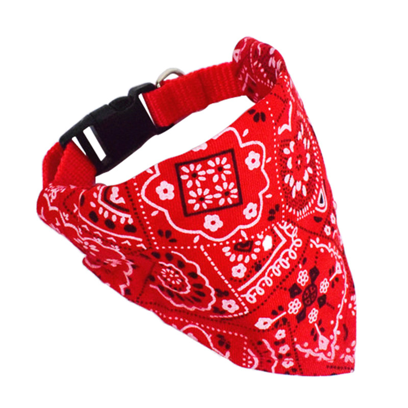 Pet supplies: Pet saliva wipes, printed pet dog collars, cat triangular collars, pet triangular collars Item Picture