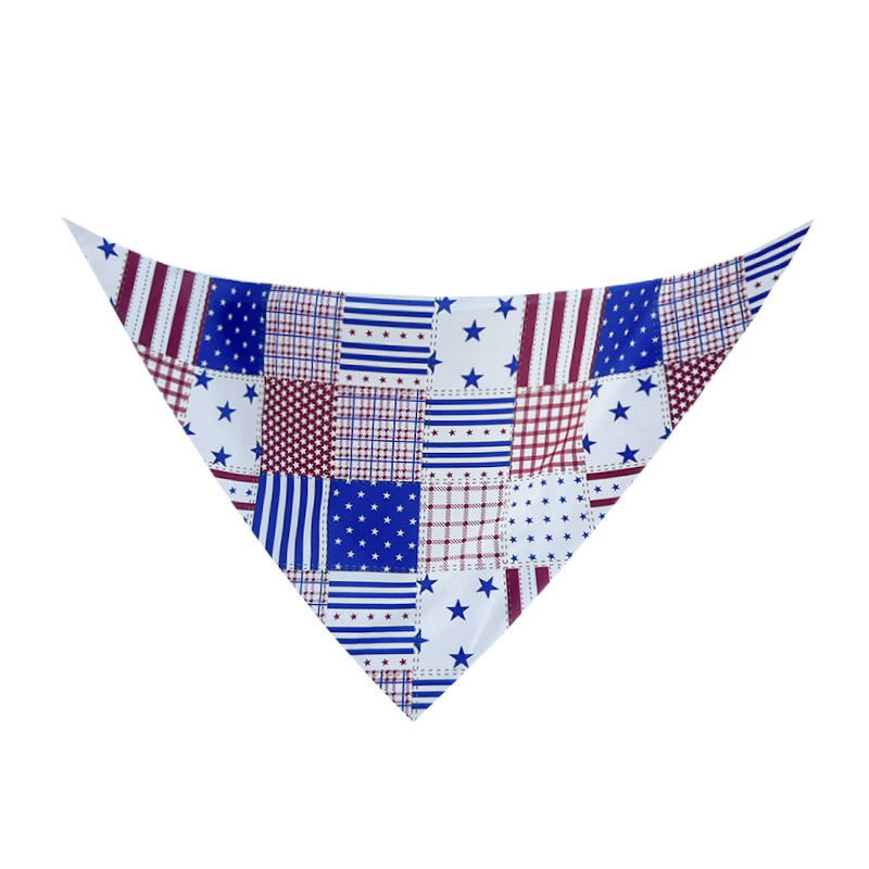Rongka Pet Cross-border's new fashionable pet triangle towel decoration, dog and cat drool wipes, pet bibs and scarves Application Scenario