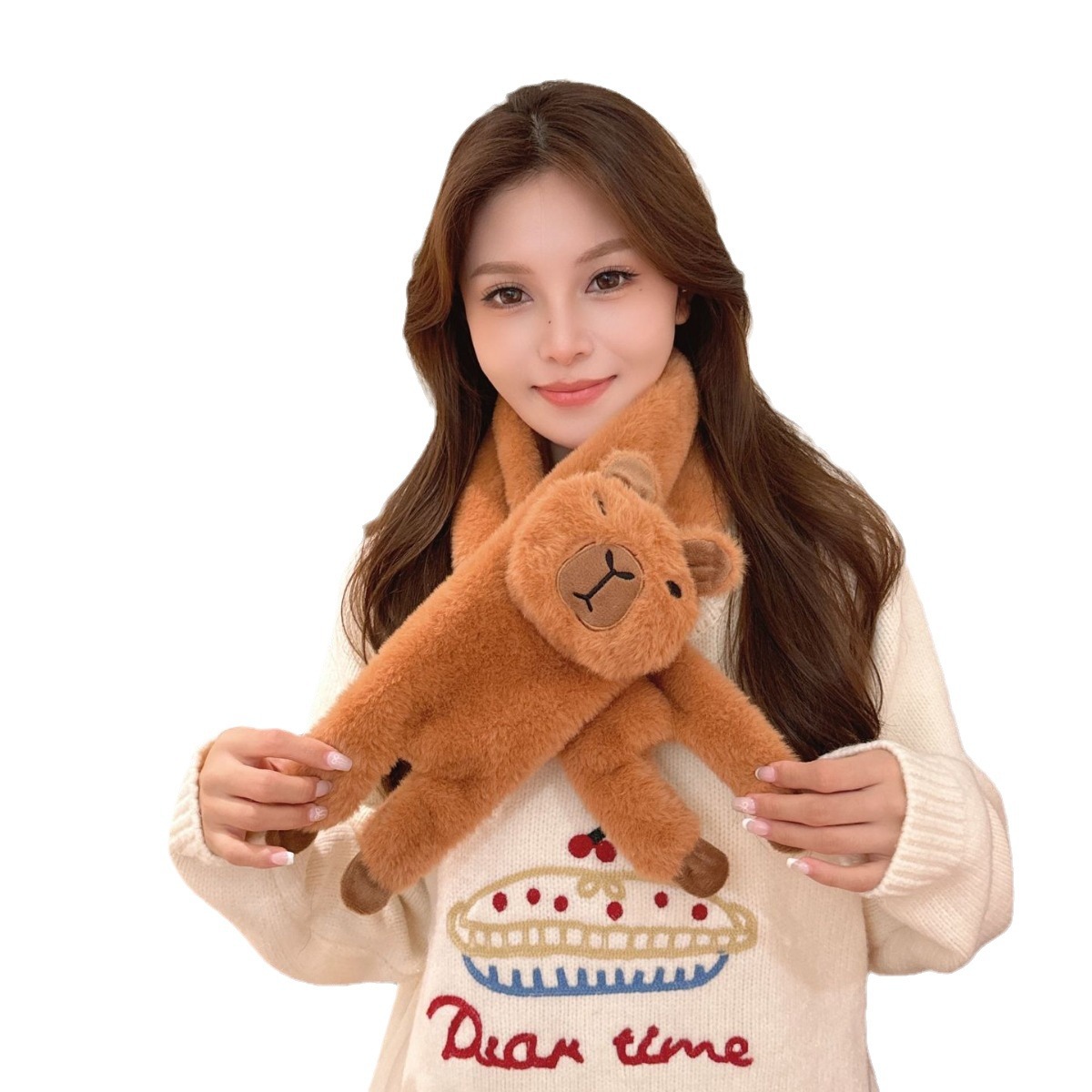 公仔/卡皮巴拉/三丽鸥/水豚噜噜/娃娃白底实物图