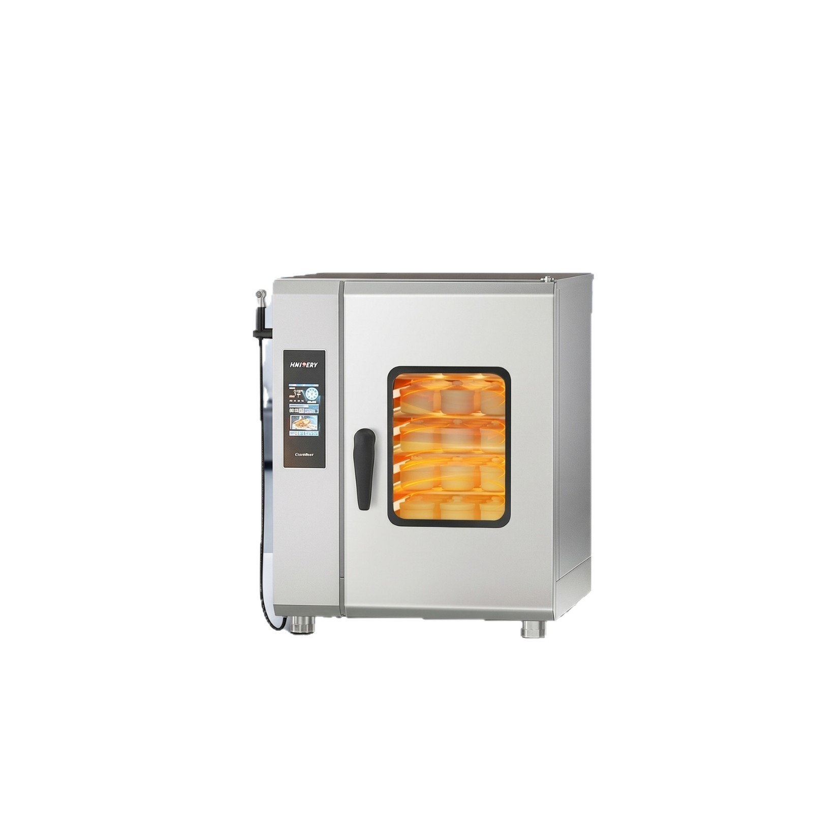 Commercial intelligent universal oven, fully automatic large-capacity hot air circulation oven, steaming and baking equipment for canteens, hotels and kitchens Item Picture