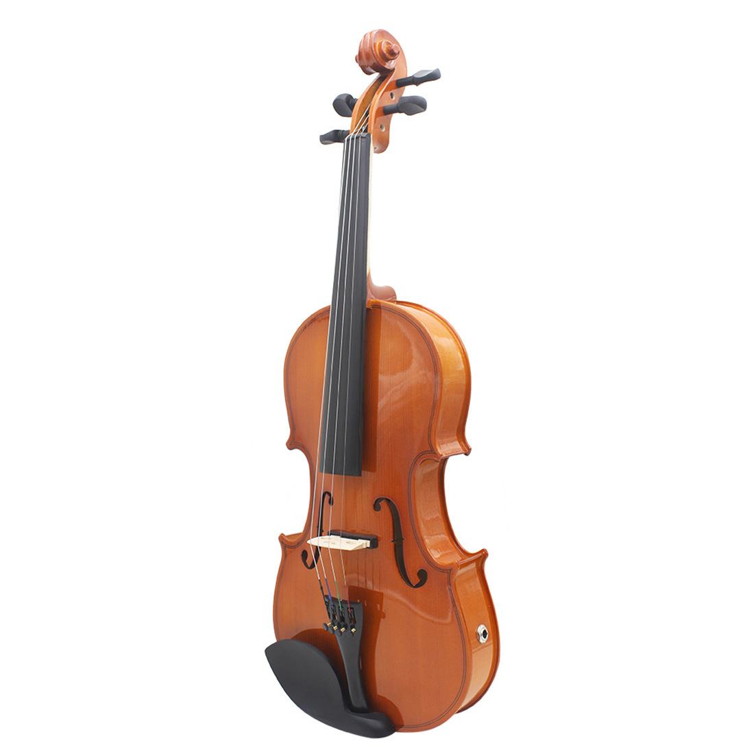 violin for export, electric sound, EQ violin, solid wood violin, children, adults, beginners, 4/4 violin details Picture