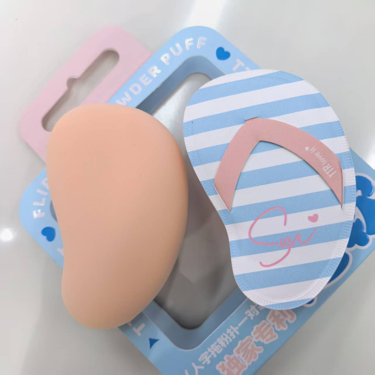 Colchón de aire puff beauty pie de yema de huevo esponja de maquillaje de doble uso seco y húmedo marshmallow pulgar butter puff herramienta de maquillaje Application Scenario