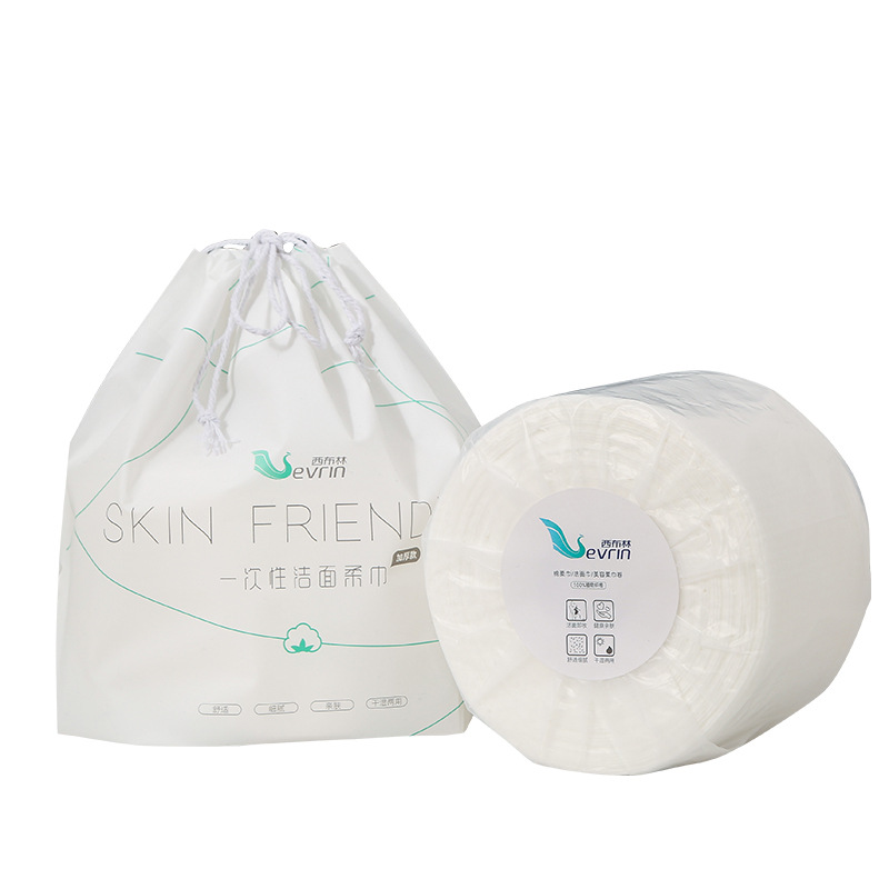 Paquete toalla facial de correo toalla facial desechable de algodón toalla facial engrosada de algodón toalla facial combinada tipo carrete toalla facial de salón de belleza Item Picture