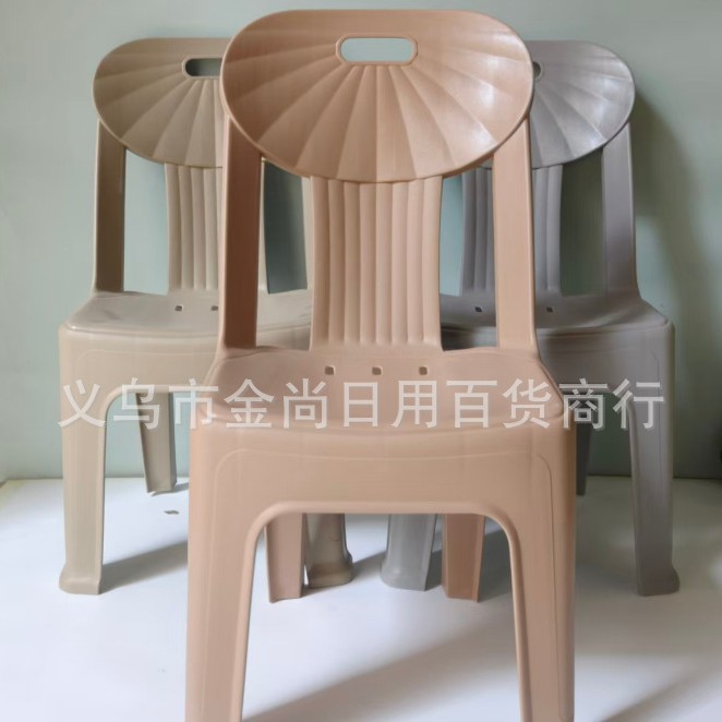 简约家用塑料防滑餐椅新款儿童椅子加厚幼儿园靠背坐椅小座椅