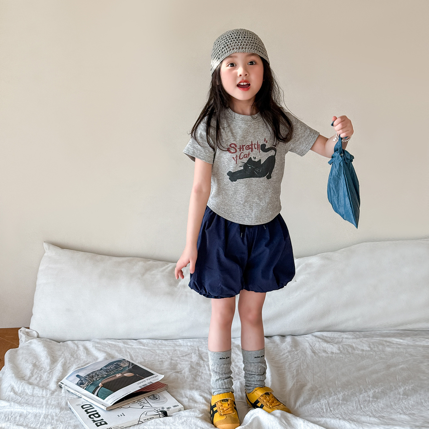Vimmu niños niñas summer suit 2025 nuevos modelos slim niños korean camisetas bractepantalones categoría a mujer ropa bebé