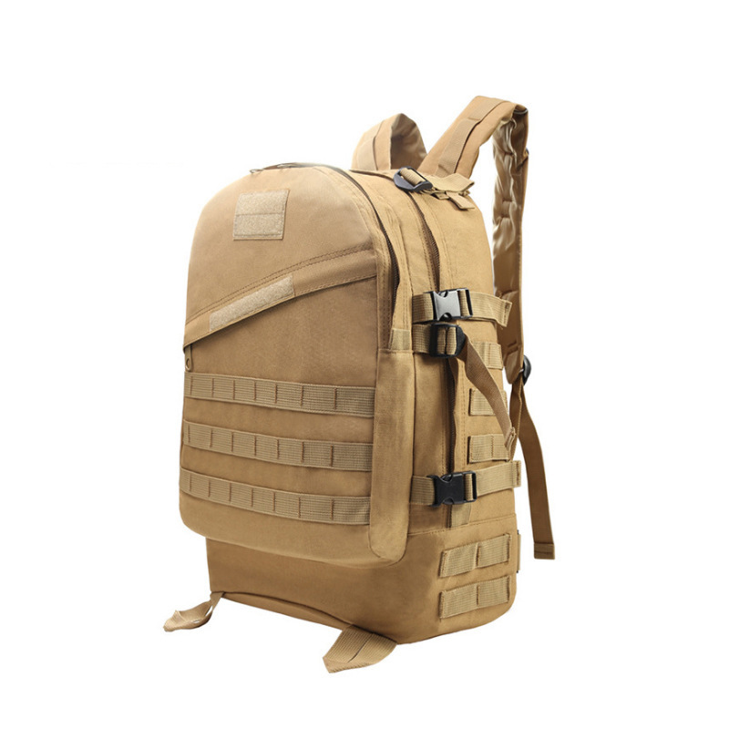 Yitu New Men's Military Camouflage Hiking Outdoor Sports Tactical Backpack Outdoor Bag Double-Shoulder Schoolbag details Picture