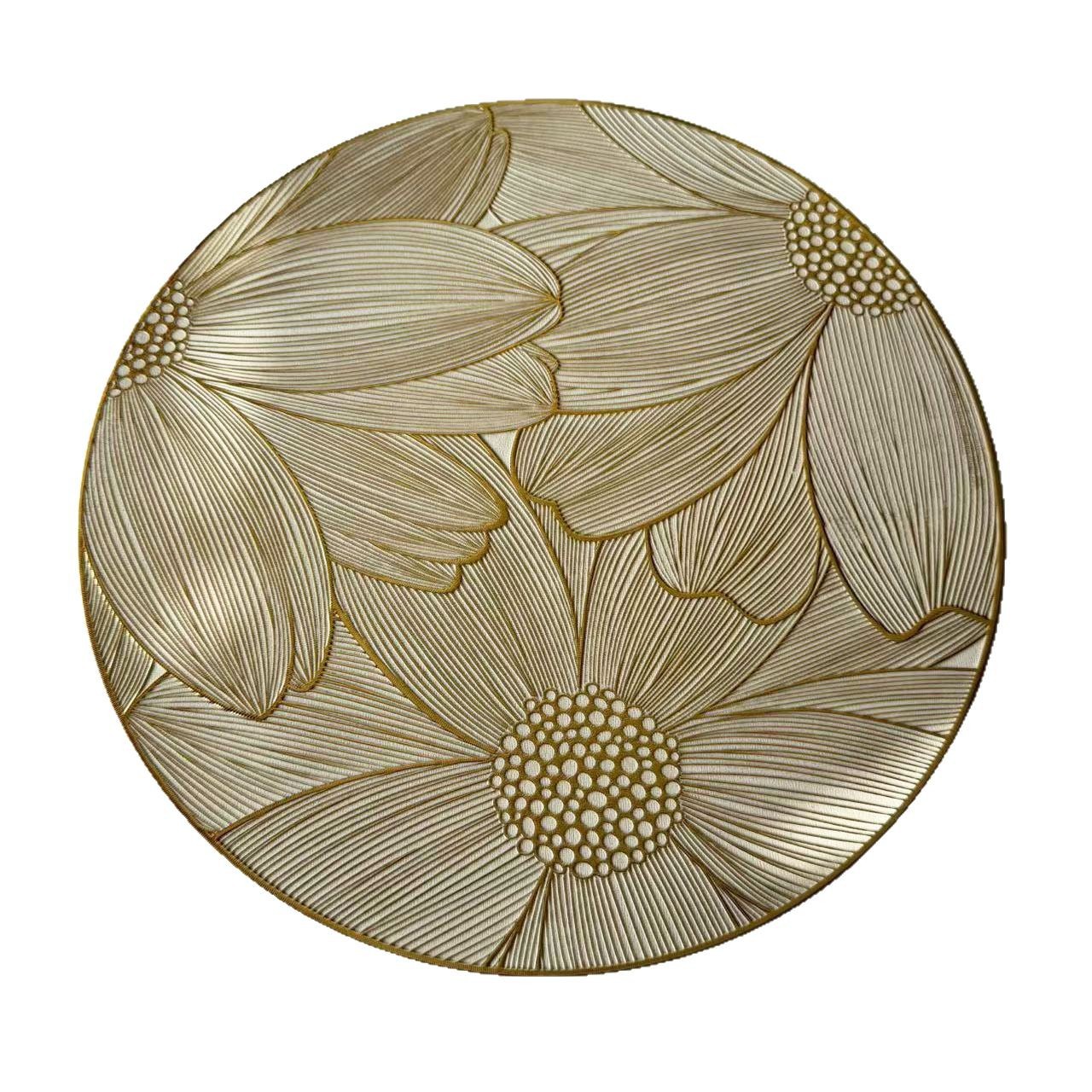 一棵树隔热垫/杯垫/隔热垫一棵树/棉线西餐垫/餐垫白底实物图