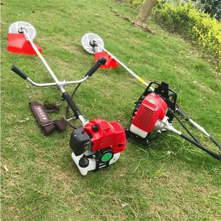 升级新款侧挂式割草机一机多用小型割灌机背负式四冲程剪草机