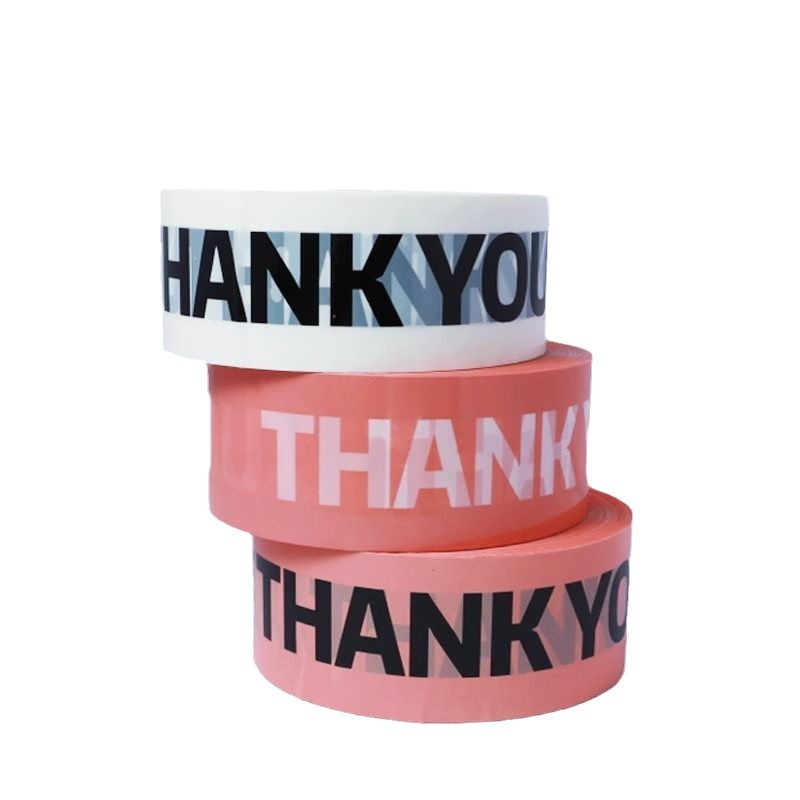 THANKYOU printed tape, express packaging and sealing tape, letter tape, pattern cartoon tape Item Picture