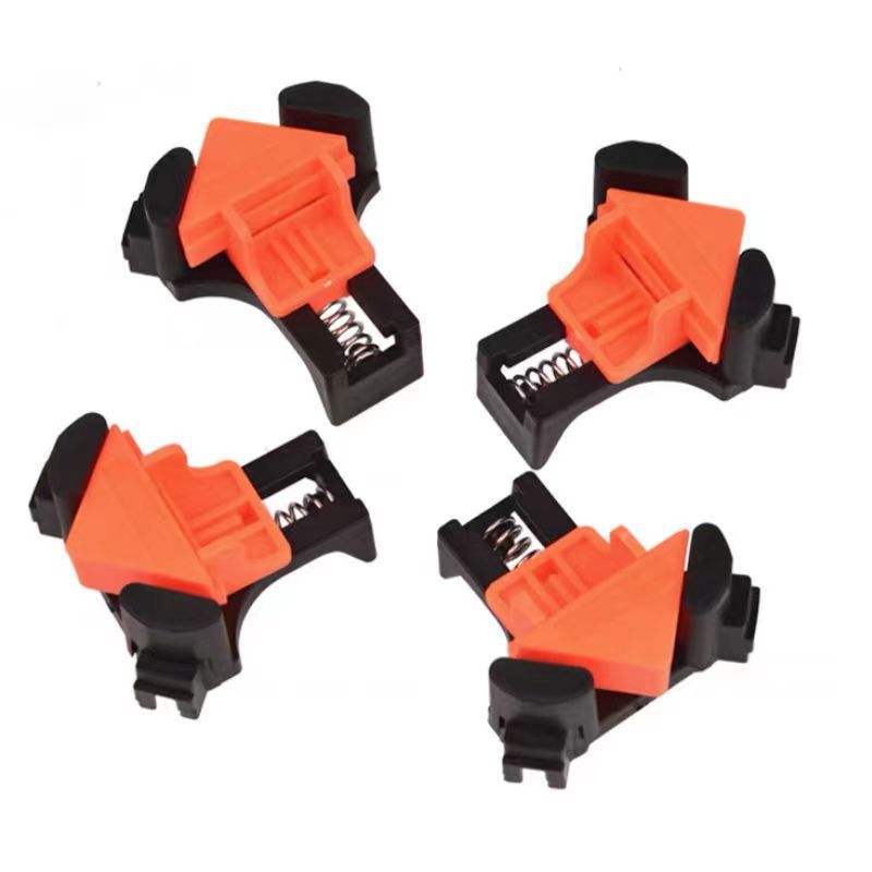 Woodworking right-angle clamps for photo frames, picture frames, household drilling and installation devices, 90-degree quick clamps for glass right-angle clamps Item Picture