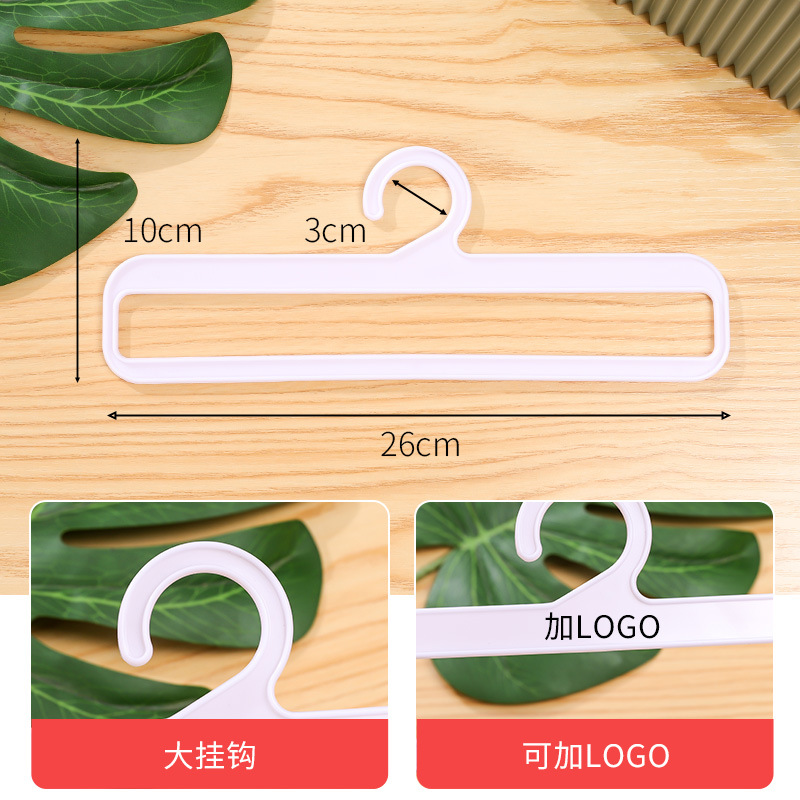 Scarf stand, plastic storage and hanging rack, multi-functional clothes hanger, rack for hanging silk scarves, belts and ties, scarf stand display Specification image