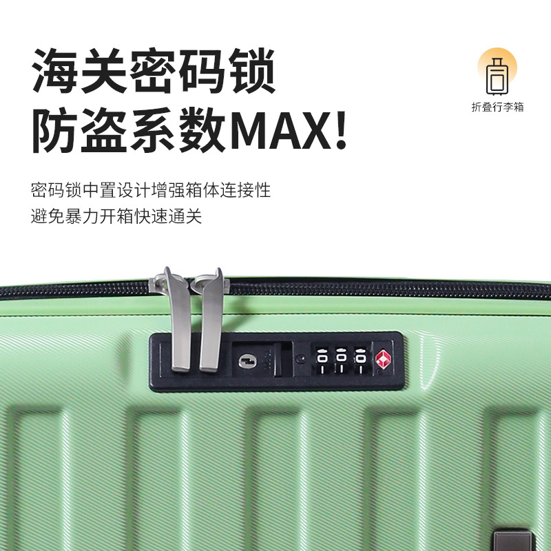 The new 20-inch foldable travel storage suitcase with a handle is a portable carry-on suitcase for both men and women with a large capacity Application Scenario