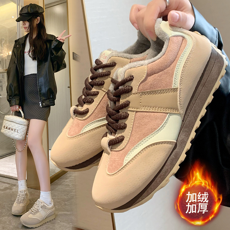 万有引力男士加绒加厚运动鞋休闲跑步鞋零售款舒适耐穿