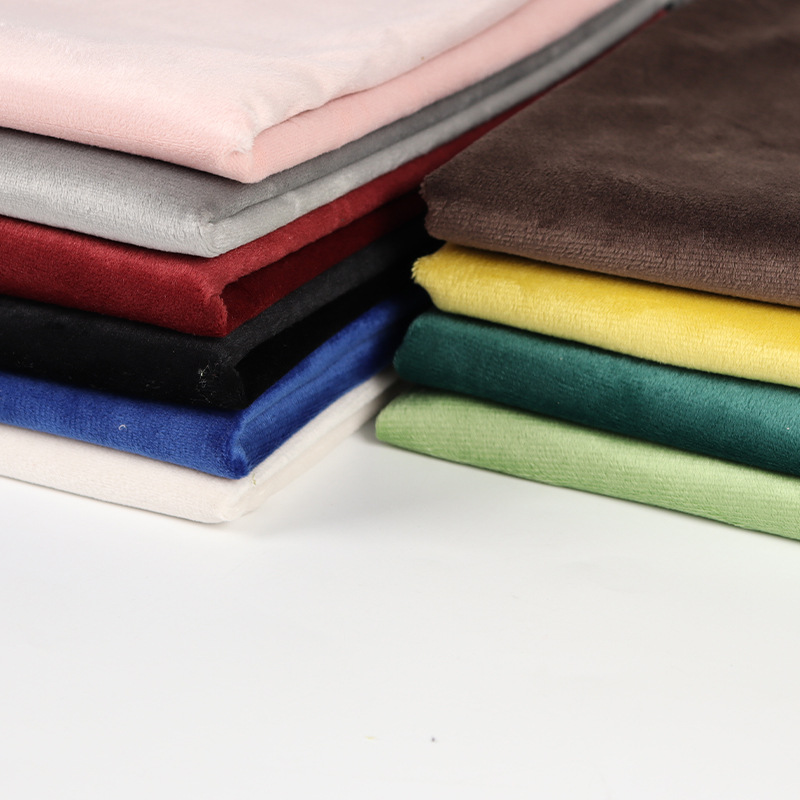 Dutch velvet sofa fabric, velvet velvet decorative fabric, short plush clothing, home textile velvet fabric